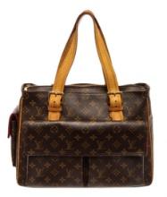 Louis Vuitton Brown Monogram Leather Viva Cite GM Top Handle Bag