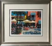 Inn at Lake Gorda Custom Framed by Behrens, Howard