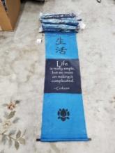 14 "LIFE IS REALLY SIMPLE" MY SPIRIT GARDEN BANNERS