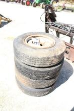 4ct Tires on Rims (40-70 Tread) 750-16LT
