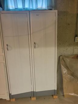 (2) 64 in. Tall Metal Cabinets
