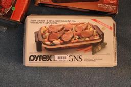 Glass Cooking dishes to include Pyrex