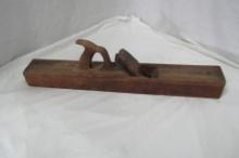 ANTIQUE WOODEN HAND PLANE, 26 INCHES LONG