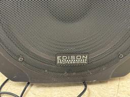 Edison Professional M-2000 Plus 15" High Power PA Speaker Bluetooth