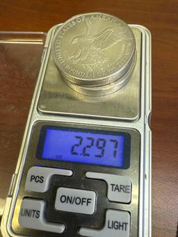 2x 1 Ounce .999 Fine Titanium Walking Liberty Bullion Coins