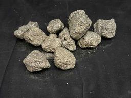 Lot of Pyrite Nugget Specimens 2.3lb