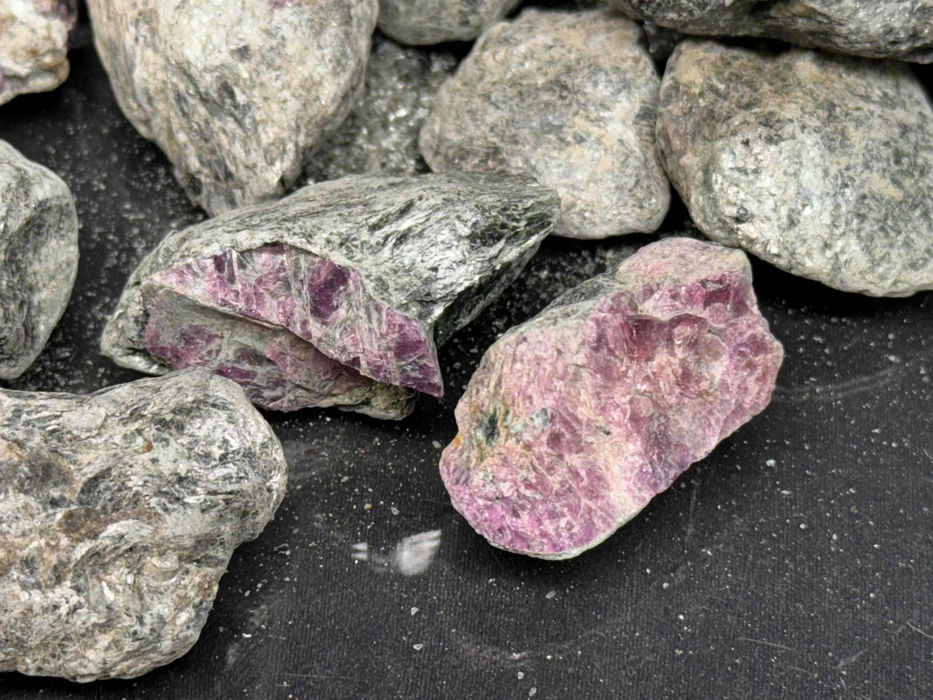 Lor of Cobalto calcite pink red druzy nuggets crystallization 1.8lb