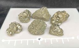 Lot of Pyrite Nugget Specimens 1.10lb