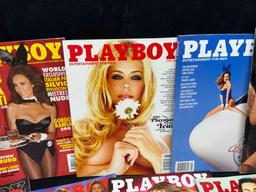 Approximately 20 Playboy Magazines Various Years 1970s-2000s