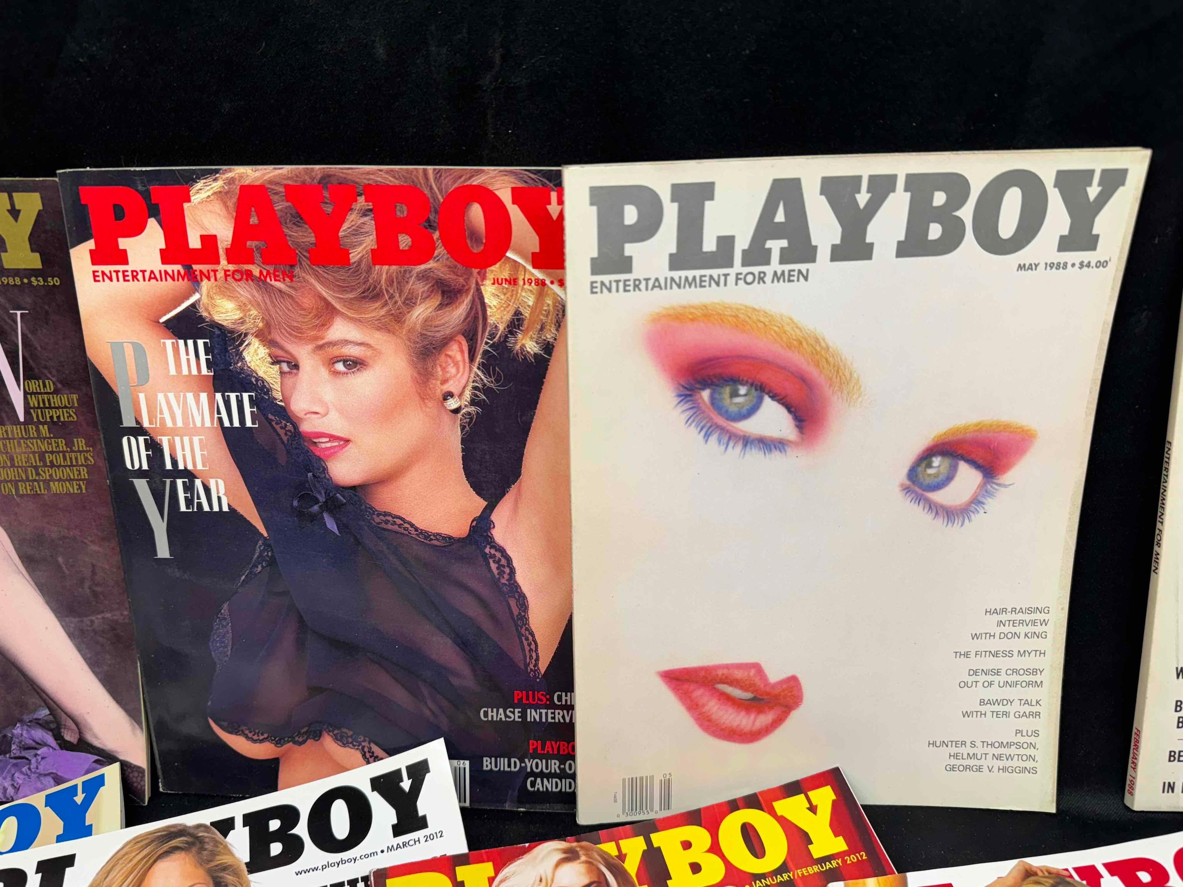 24 Playboy Magazines From Various Years 1980s-2000s