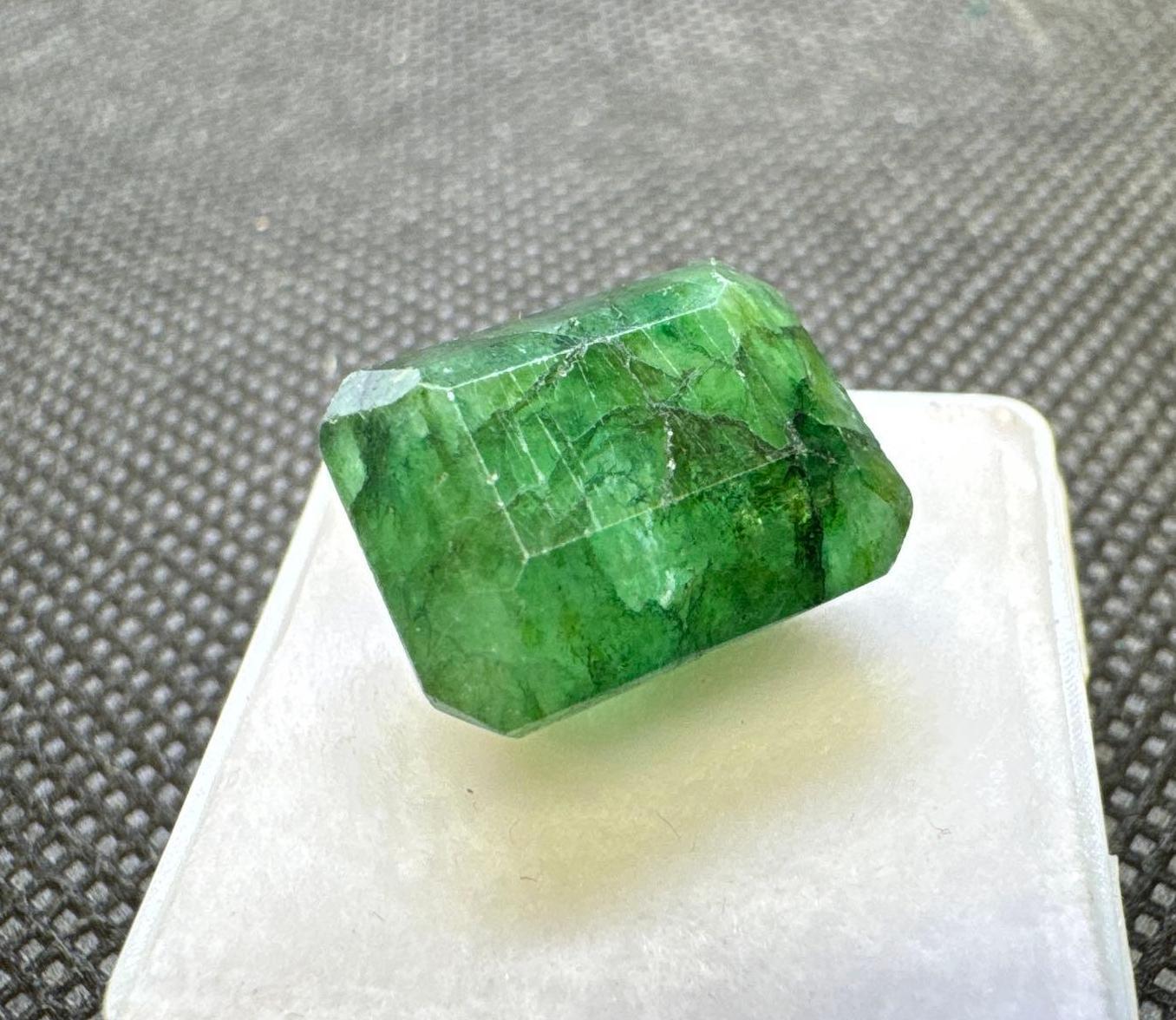 Emerald Cut Green Emerald Gemstone 15.55ct