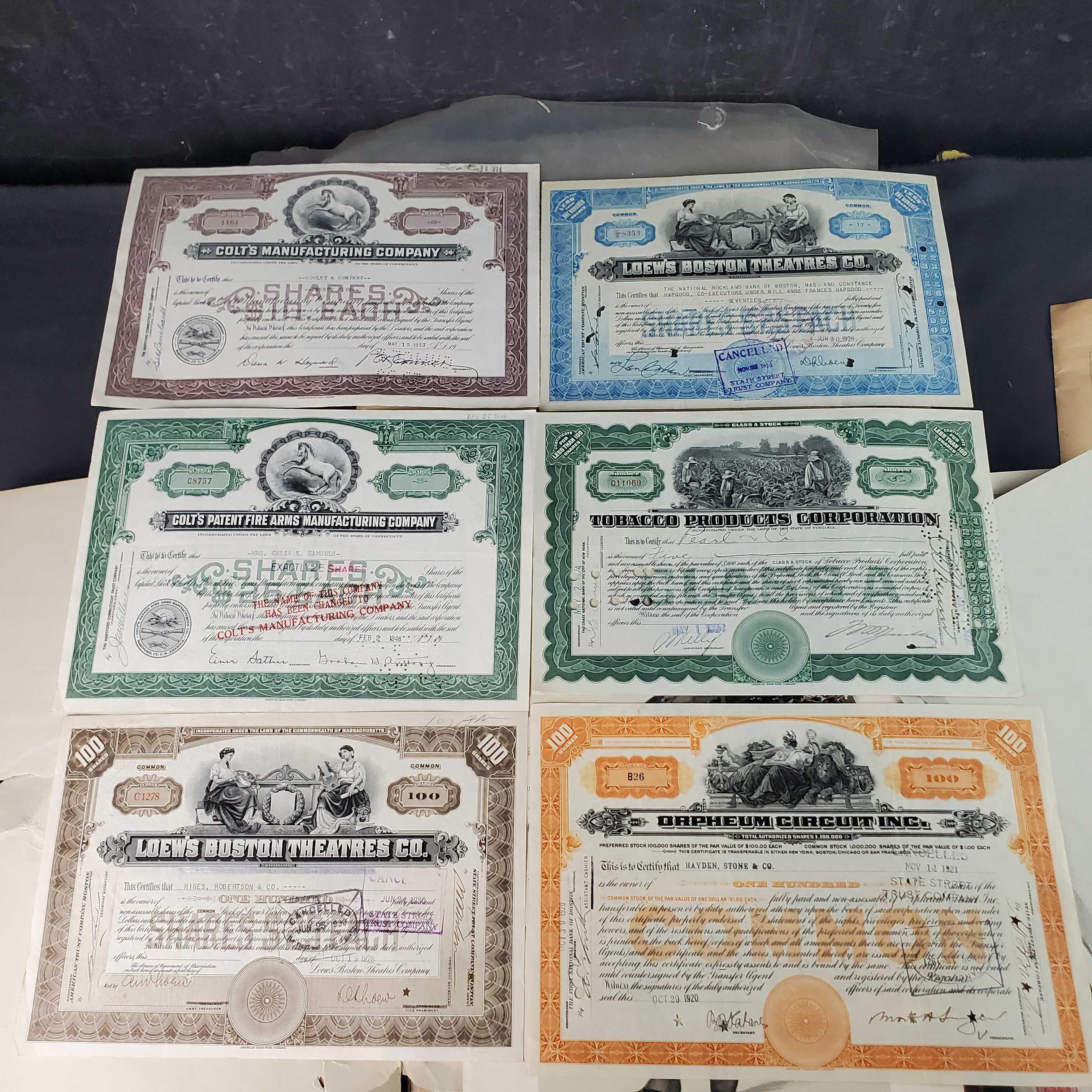 Lot of antique/vintage newspapers early 1900-1940s 1887 US IRS loquior dealer cert. mining certs.