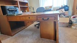 Large desk Bookcase and drawers Brother printer MFC-J5330DW @ FARM