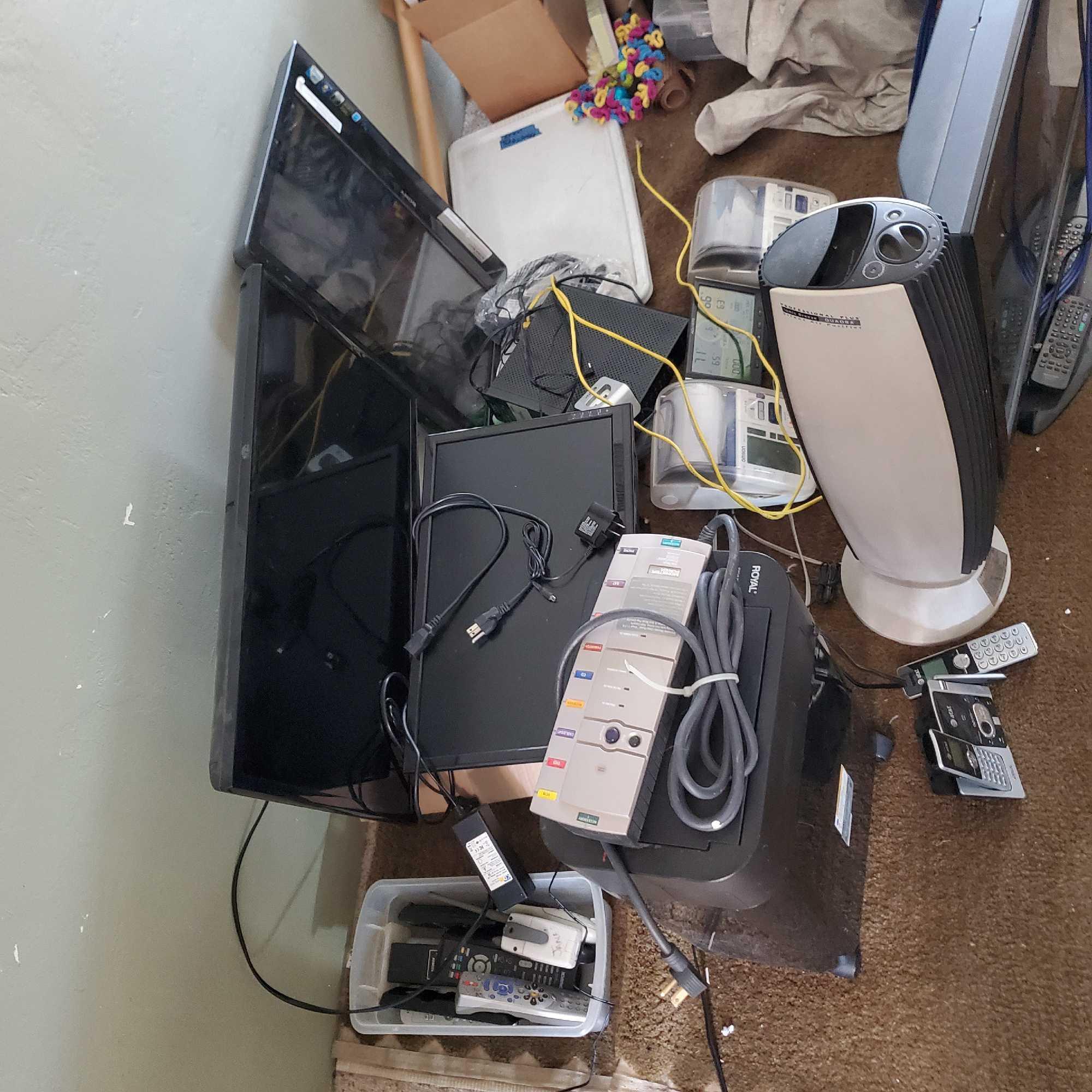 Electronics lot Sony Vizio Sharp Royal AT and T Omron Acurite @ FARM