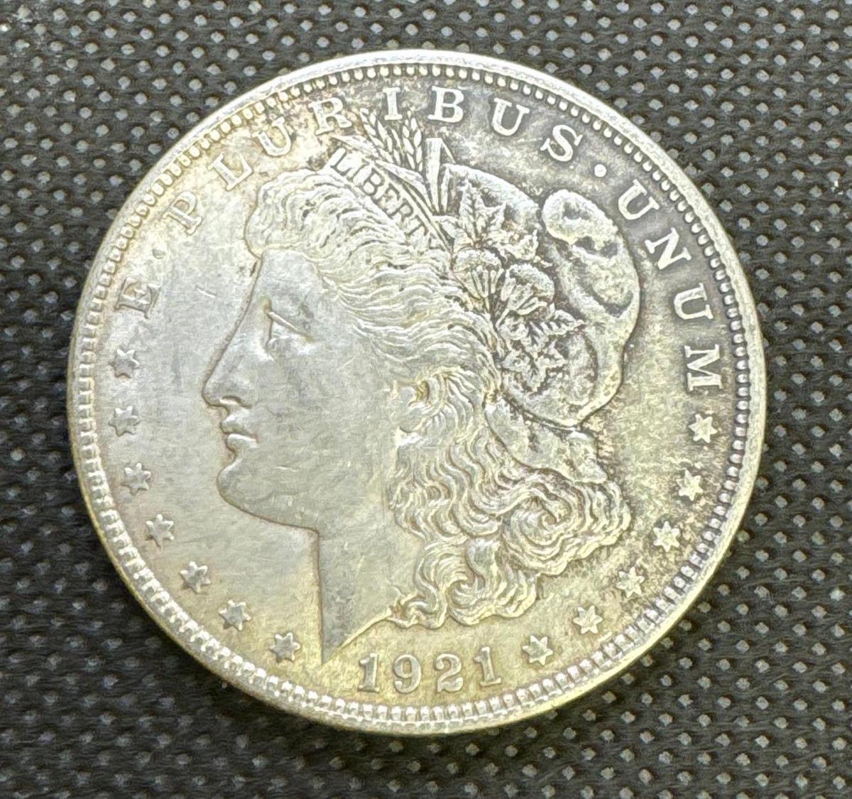 1921 Morgan Silver Dollar 90% Silver Coin 0.94 Oz
