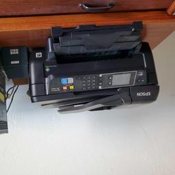 Roll Top desk with chair Samsung monitor Epson printer all contents @ Farm