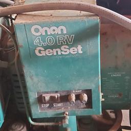 Onan 4.0 RV Gen Set Generator model 4.0BFA-1R/160040 @ farm