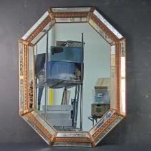 Large J. A. Olson venetian style wall mirror
