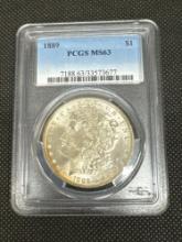 PCGS MS63 1889 Morgan Silver Dollar