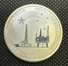 1/2 Ounce .999 Fine Silver Sister Cities Bullion Coin