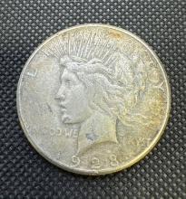 1923 Silver Peace Dollar 90% Silver Coin