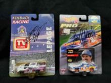Pair of Signed Hotwheels by Hotwheel Designers Larry R Wood more