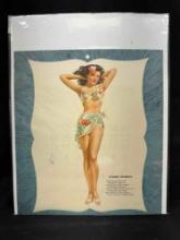 Vintage Pin Up Girl Art Print 10x12