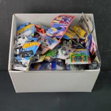 Box ful of Hot Wheels die cast cars all NIP