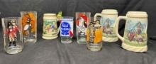 Character Glasses McDonalds, Droopy Dog, Steins Horse Racing more
