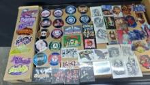 Lot approx. 23 boxes various stickers/removable tattoos Disney MLB Native Bands lots more
