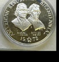 American Revolution Bicentennial Sterling Silver Coin
