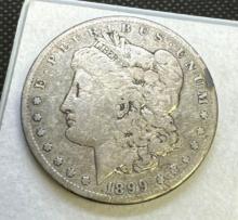 1899-O Morgan Silver Dollar 90% Silver Coin 26.32 Grams