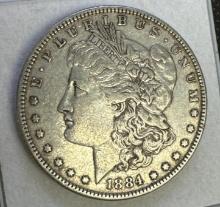 1884 Morgan Silver Dollar 90% Silver Coin 26.63 Grams