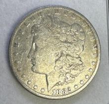 1882 Morgan Silver Dollar 90% Silver Coin 26.17 Grams