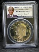 1971-S PCGS PR69 DCAM Silver Eisenhower Dollar