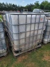 2 300 gallon tanks with metal cages