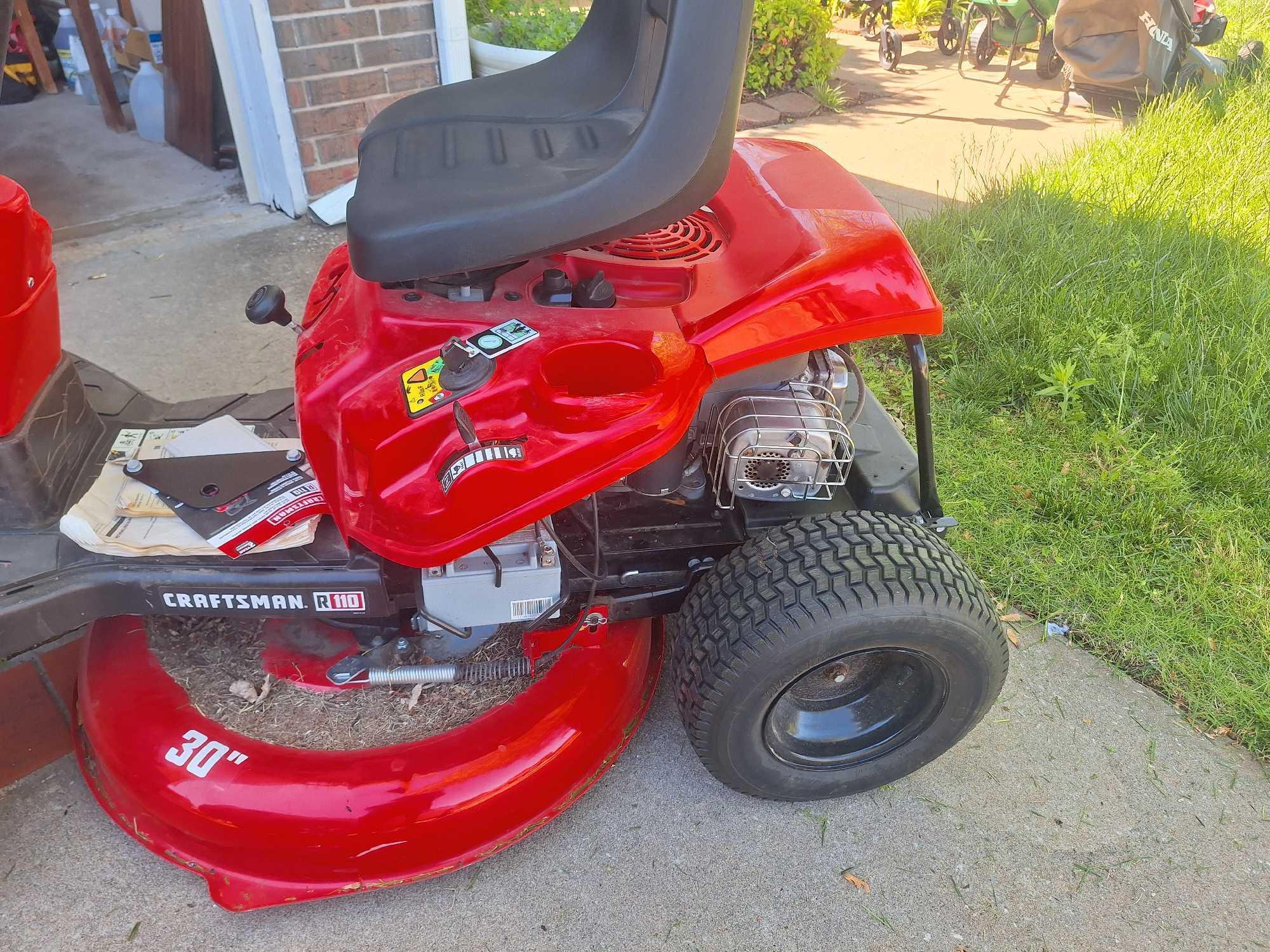 Craftsman riding mower