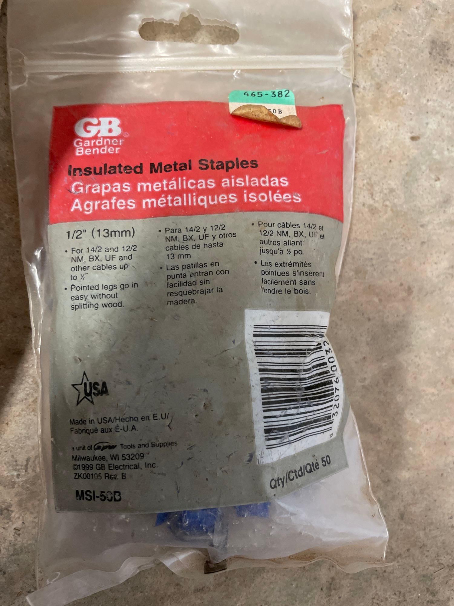 staples/ fence clips