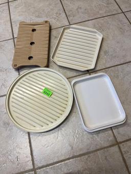 plastic warming trays