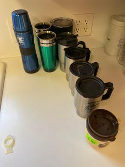 coffee mugs/ thermoses
