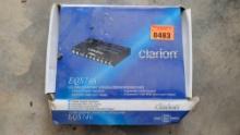 clarion graphic equalizer/ crossover