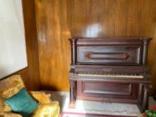 antique grand piano