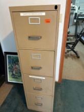 Four drawer filing cabinet metal
