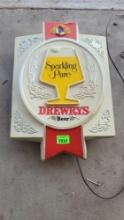 Antique beer sign Drewrys
