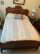vintage full size bed with frame