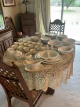 Antique Spodes...China set Plates, sandwich, plates, coffee, cup plates, coffee, cups, bowls, gravy,