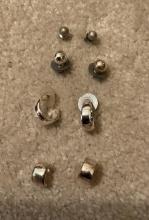 Four pair of earrings