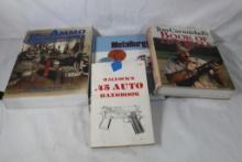 Four books of firearms, 45 ACP, etc. Used.