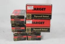 Six boxes if RWS 22 LR target. Count 300.