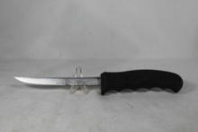 One filet knife with sheath. Good condition.